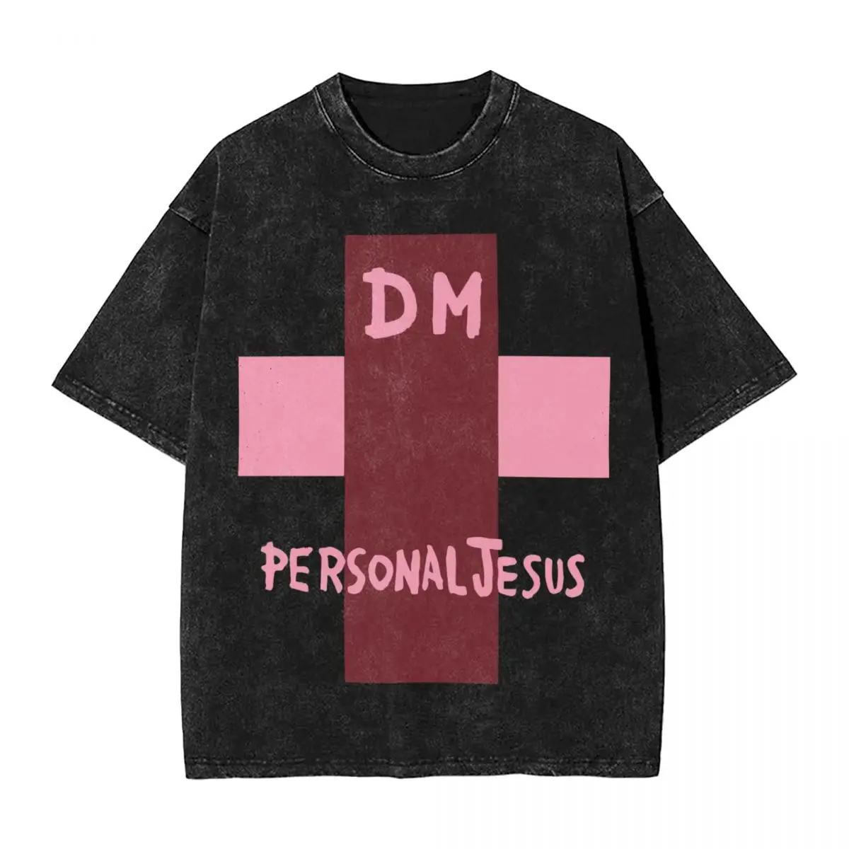 

Ladies Personal Jesus Washed Cotton Men's T-shirt Depeche Cool Mode 90s Clothes Vintage T Shirt Men 100% Cotton Summer Tops