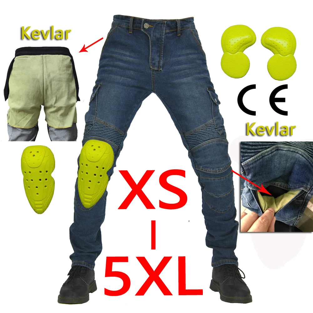 Kevlar Motorcycle Protection Pants - Protection Motorcycle Jeans Moto Pants  Riding - Aliexpress