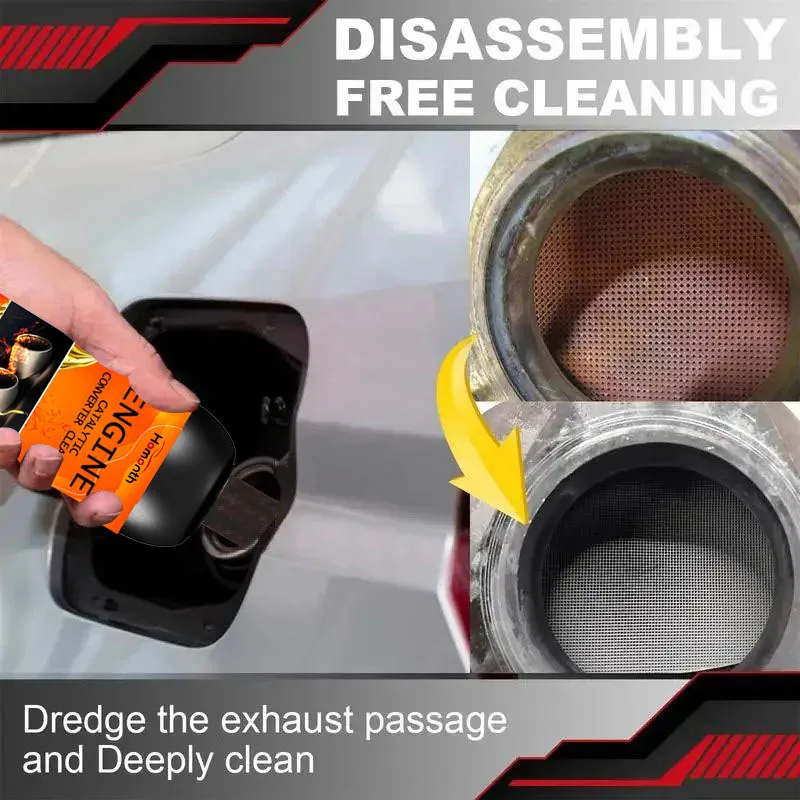 Catalytic Converter Cleaner Engine Boost Up Carbon Removal Reduce Fuels Consumption Engine Accelerators For Diesel Car 3