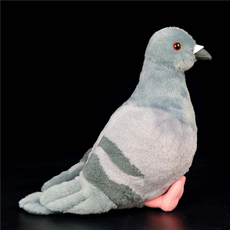 Jouets en peluche Pigeon Anime pour enfants, haute fidélité, mignon, oiseau  de la paix, animaux réalistes, beurre en peluche de simulation, Kawai,  cadeaux - AliExpress