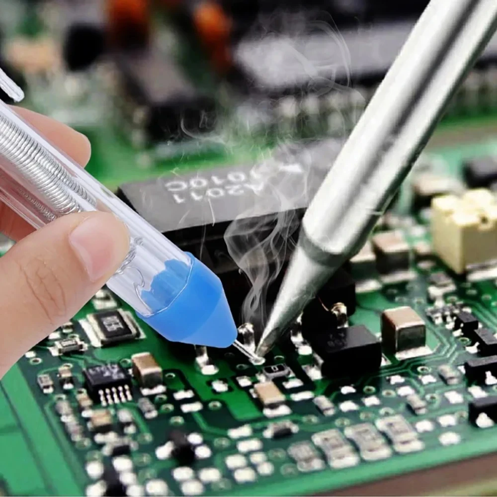 Soldering Wire 0.8/1.0MM Lead Free Tin Pen Portable Rosin Core Soldering Iron Repair Tool Ink Box Case