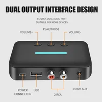 Bluetooth 5.3 Audio Receiver 3.5mm AUX RCA USB U-Disk Stereo Music Wireless Audio Adapter For PC TV Car Kit Speaker Amplifier 5