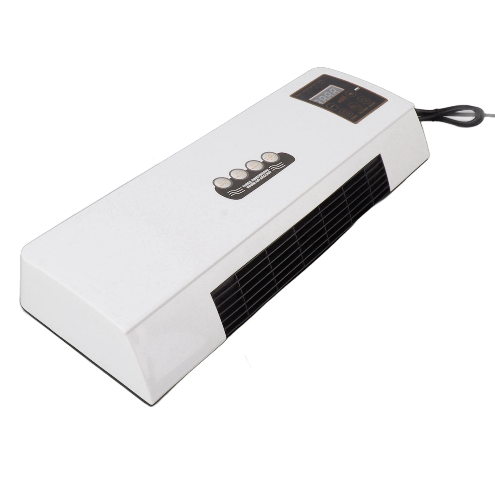 1800W Wall Mounted Air Conditioner Heater Electric Cooling Heating Machine PTC Heating Element Heater with Remote Control Timer 2
