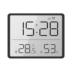 Battery - Powered Digital Wall Clock with Magnetic Suction Design (A)