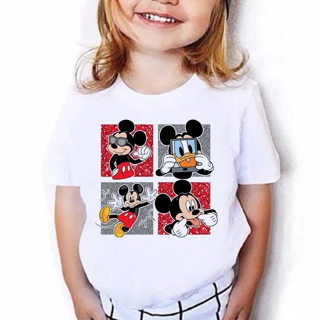 Maglietta Bambina Minnie Mouse - Cotone 100%, Maniche Corte, Stampa Alta Qualità, Taglia Regular, Made In Spain - Foto 10