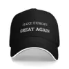 2025 Baseball Cap MAKE EUROPE GREAT AGAIN Vintage Women Men Trucker Hat Sun-Proof Logo Outdoor Sports Snapback Cap Birthday Gift 1