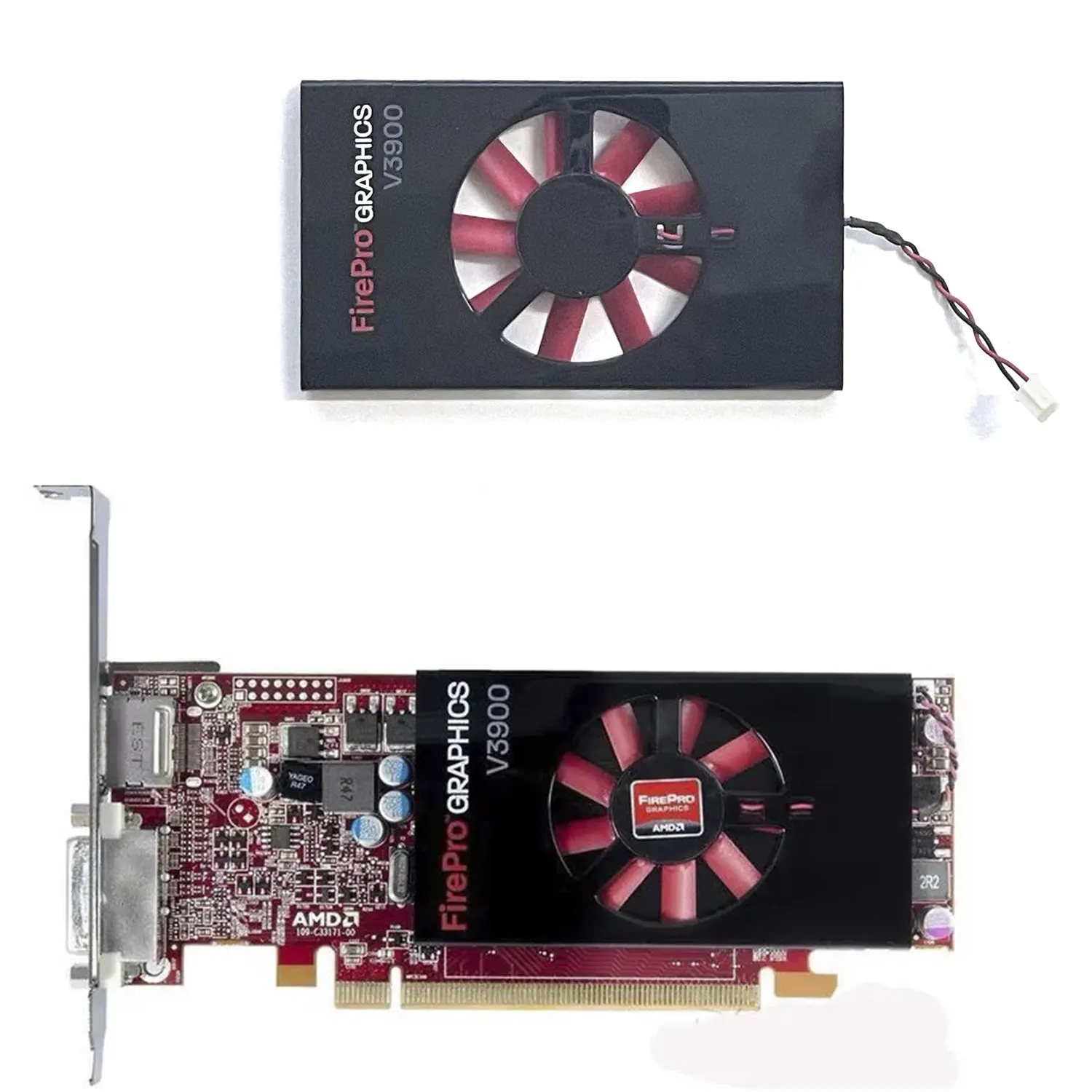 

New Original PLA05010S12M-2 2PIN DC 12V 0.2A GPU Fan for AMD/Sapphire Fire Pro V3900 Graphics Card Fan