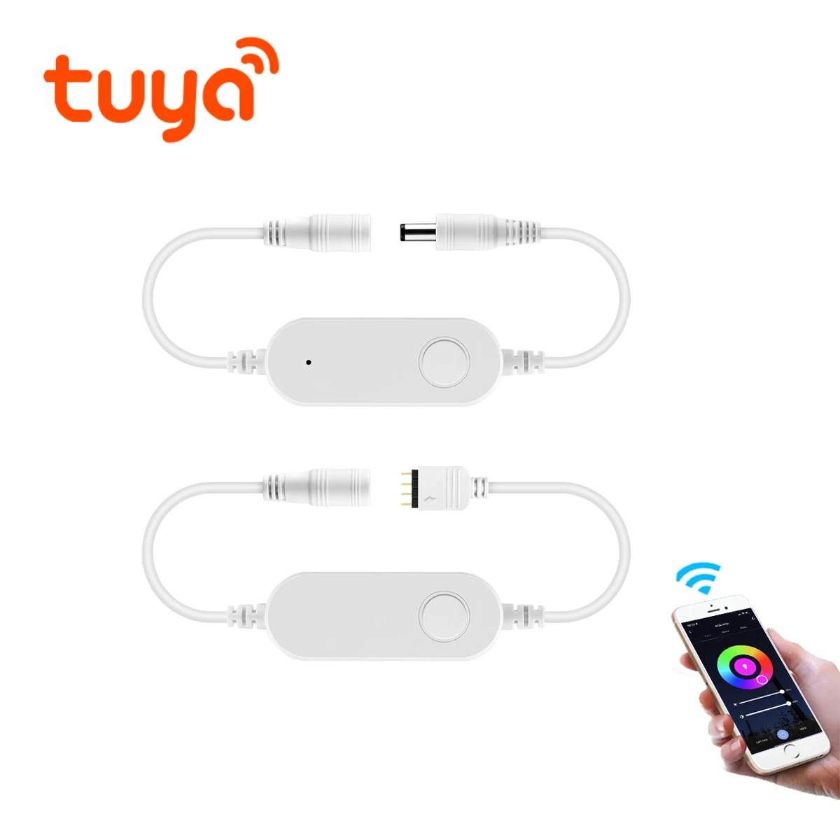 Tuya Smart WIFI LED Dimmable RGB Controller For 12V 5050 2835 Cob Neon Tape led strip controller led dimmer switch led dimmer controller smart dimmer switch