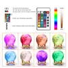 3D Print Moon Lamp 16 colors Remote LED Night Light Rechargeable Atmosphere NightLight Indoor Room Bedroom Decor Chirstmas Gifts 6