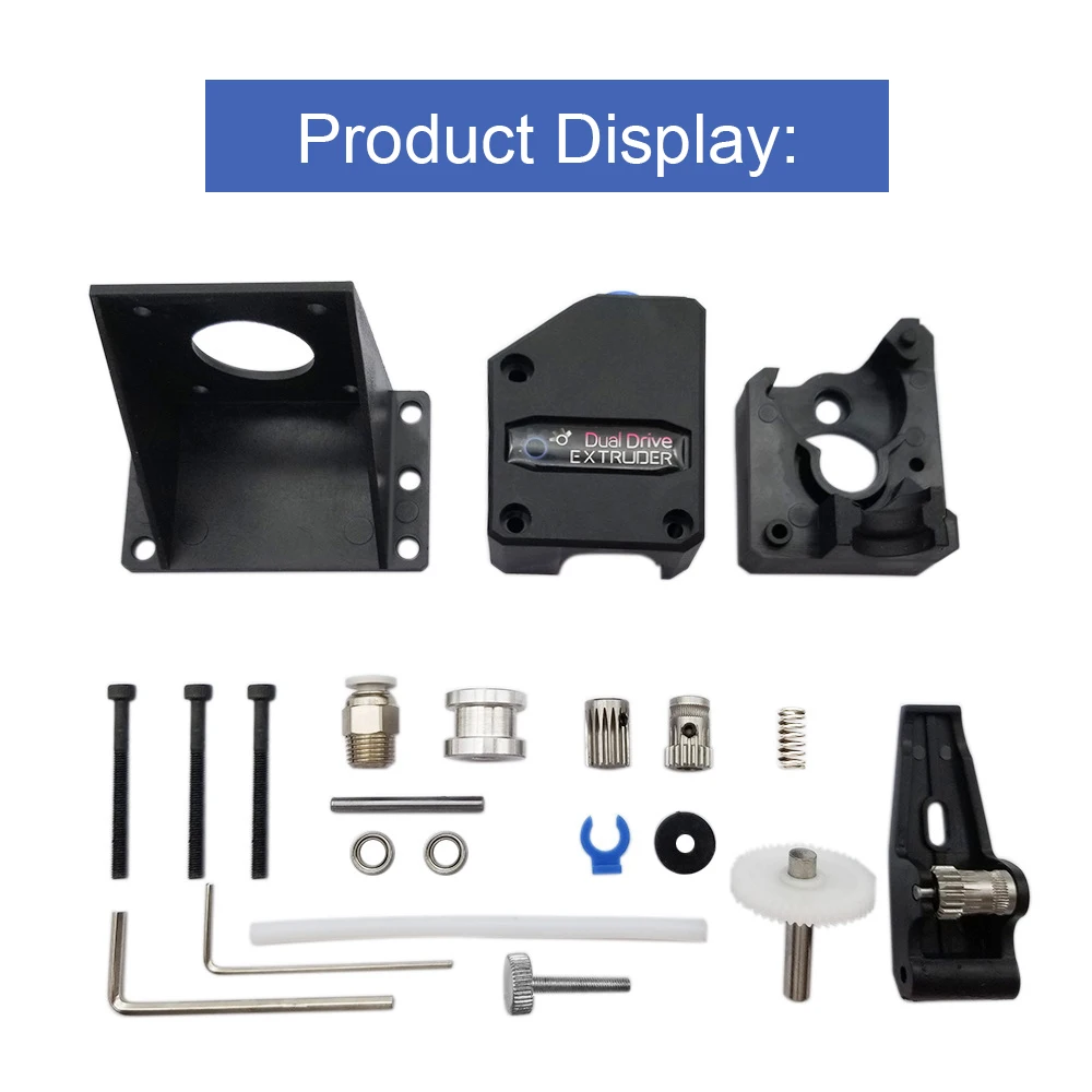 Extruder 3D Printer Parts Dual Drive Bowden Direct Extruder For PLA ABS PETG TPU TPE Nylon Carbon Fiber Wood Filament Decelerate