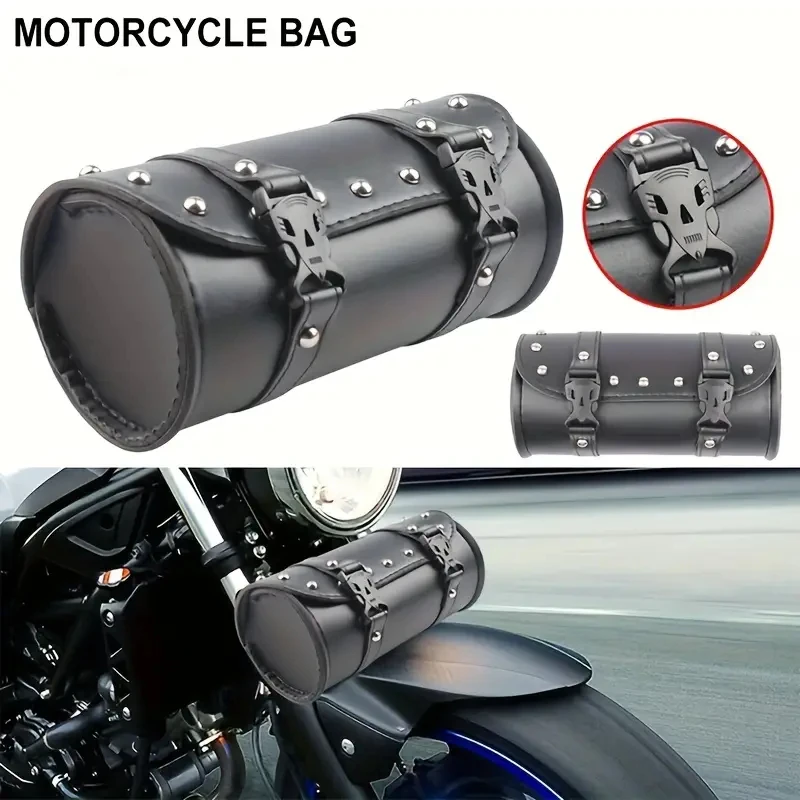 

Motorcycle Bag Motor Backpack Saddle Bag Waterproof PU Leather Motor Luggage Storage Pouch Tool Bag Motorbike Accessories