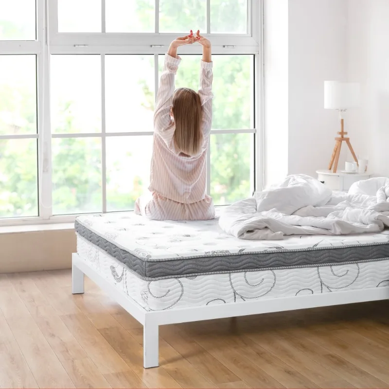 

GrandRest 12 Inch Ultra Support Hybrid Mattress, Queen/Full/King