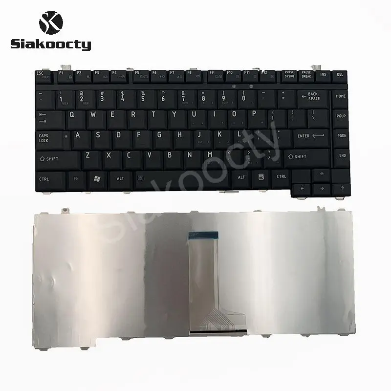 

Siakoocty new Keyboard for Toshiba Satellite A200 A205 A210 A215 A300 M300 M500 US BLACK