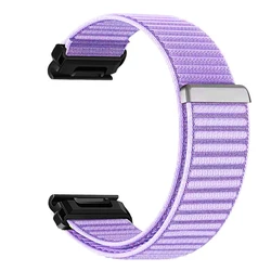 Durable Quick Fit Nylon Strap in Various Sizes - Garmin Fenix 8 43mm (Purple)