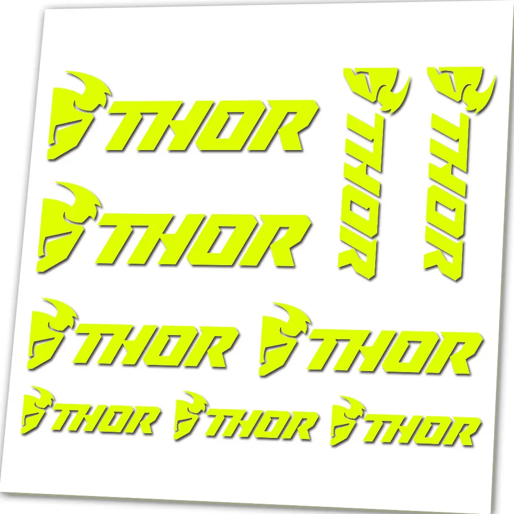 For Thor Racing Logo Motocross Car Window Vinyl Decal Trailer Dirt