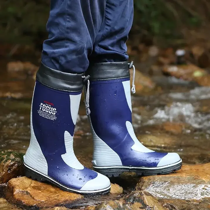 Fishing Rain Boots Steel Nail Bottom 4