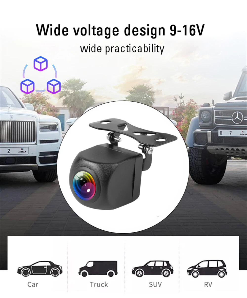 Wifi Wireless Car Reversing Rear View Camera Hd Night Vision Wide