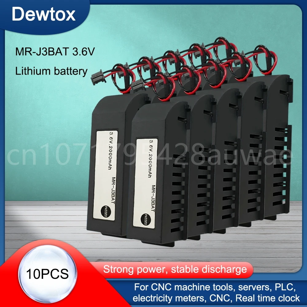 

10PCS 100% Orginal MR-J3BAT C119A 3.6V 2000mAh Li-on PLC Battery Pack MR-J3BAT CNC System M70 Servo