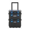 USA Stack System Mobile Toolbox for Storage & Organization 3 Piece Resin Plastic Modular Toolbox System 1