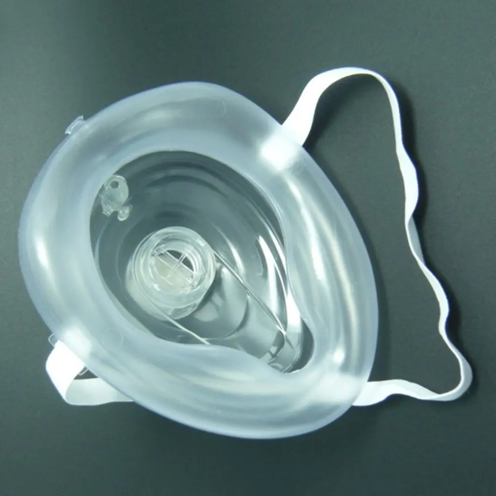 Masque de RCP de premiers secours avec valve unidirectionnelle - Rouge