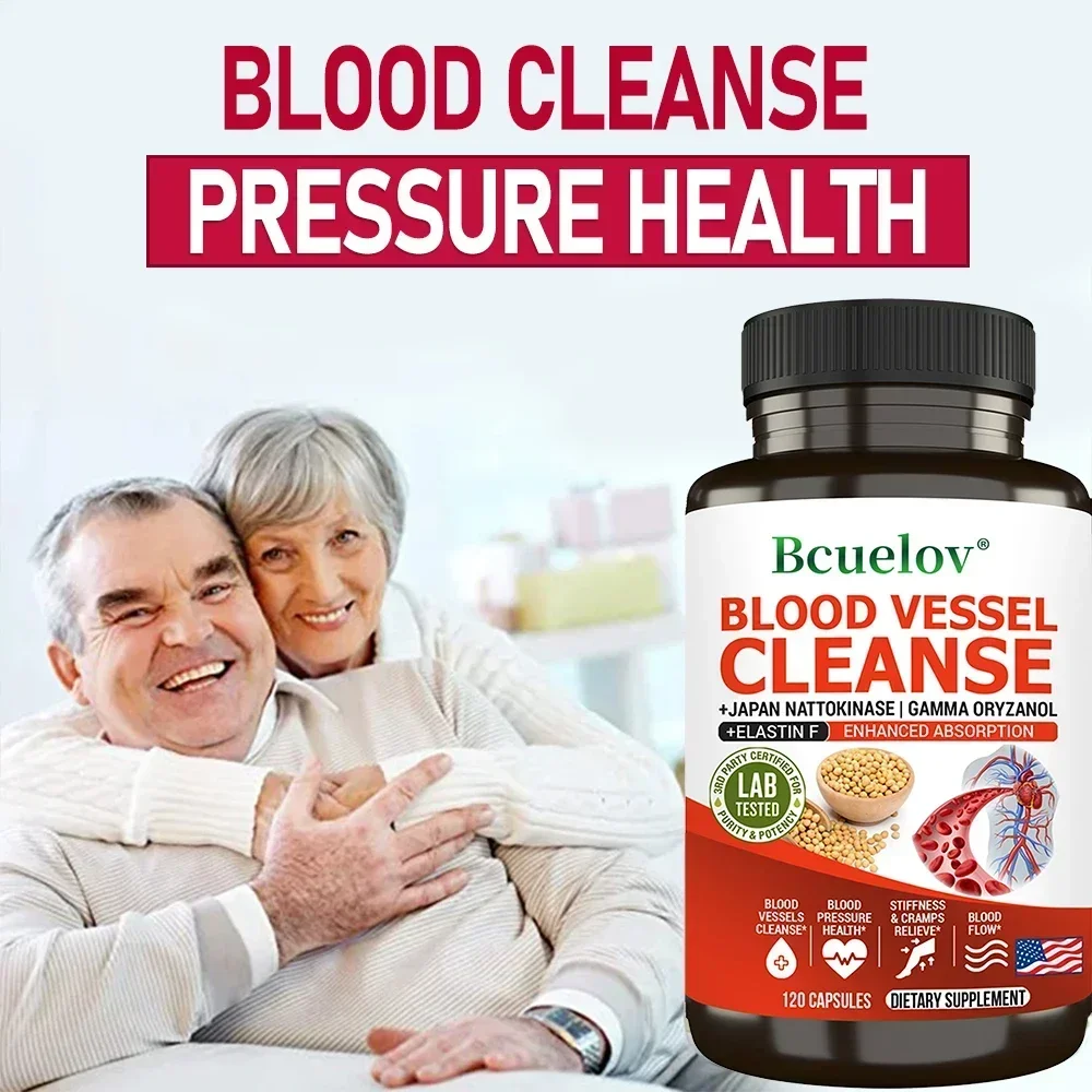 Nattokinase capsules-nourish the heart, clean blood vessels, help blood pressure, cardiovascular health, health