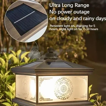 Nordic Luxury Solar Post Light 1