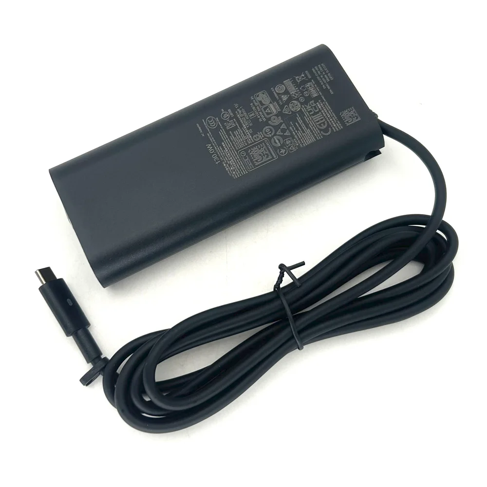  노트북 충전기 130W USB C 타입 C AC 어댑터 (델 XPS 15 9500 9510 9520 XPS 17 9700 9710 9720 9730 DA130PM170 호환)