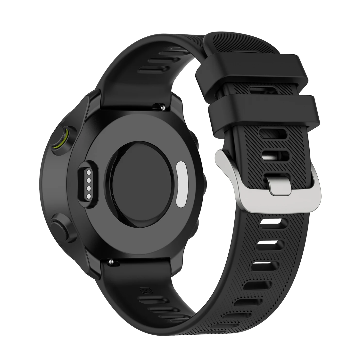 Silicone Watch Band for Garmin Forerunner 55 158 245 645 165 Music Strap 20MM Bracelet for Venu 2 Plus/SQ/Vivoactive 3 Wristband