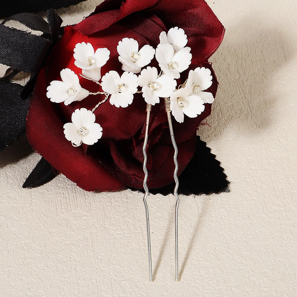Bridal Hair Accessories Hair Accessories Pearl Rhinestone Hairpins