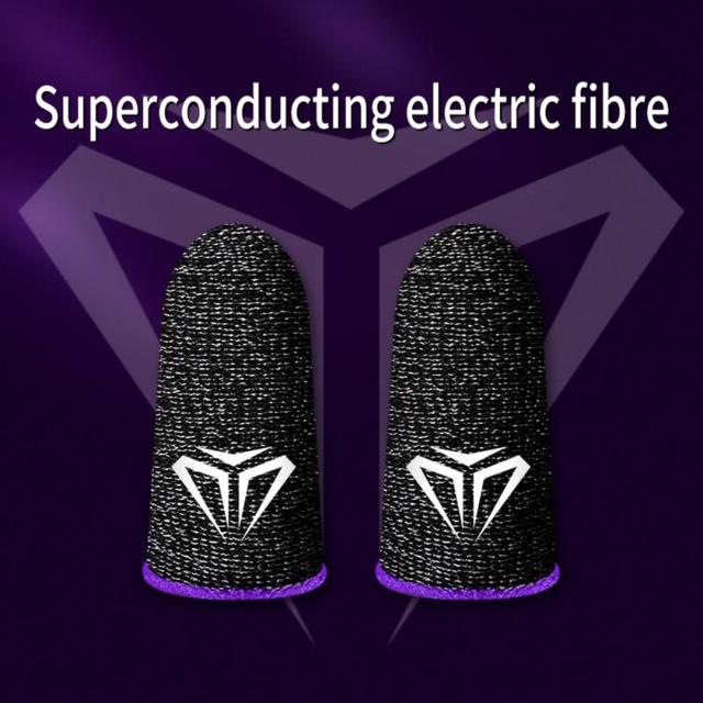 Gaming Finger Sleeve Touch Screen Finger Cots Cover Breathable Ultra-thin Sensitive Fingertips Accessories For Mobile Games