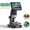 Digital Microscope 4.3inch 1000X Zoom 1080p 8LEDS Coin Microscopio Video Camera Microscope for Electronics Repair Soldering 1