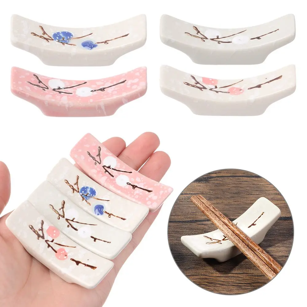 Ceramic Chopsticks Spoon Holder Japanese Style Chopstick Holder