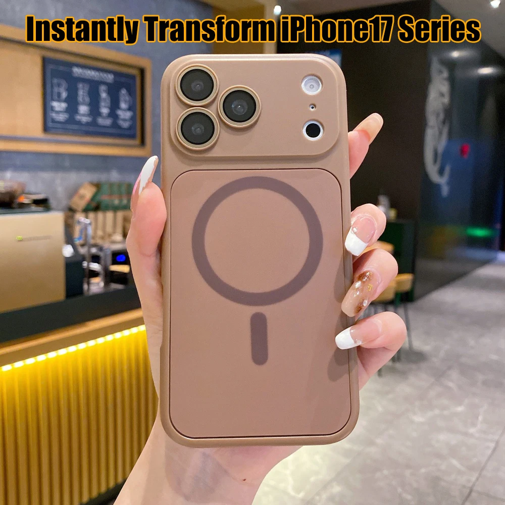 Magnetic 2-in-1 Matte Lens Protection Case with Instant Change