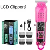 Professional Hair Cutting Machine Rechargeable  Clipper Transparent Electric Hair Trimmers For Men Cordless Hair Cut Machine 6