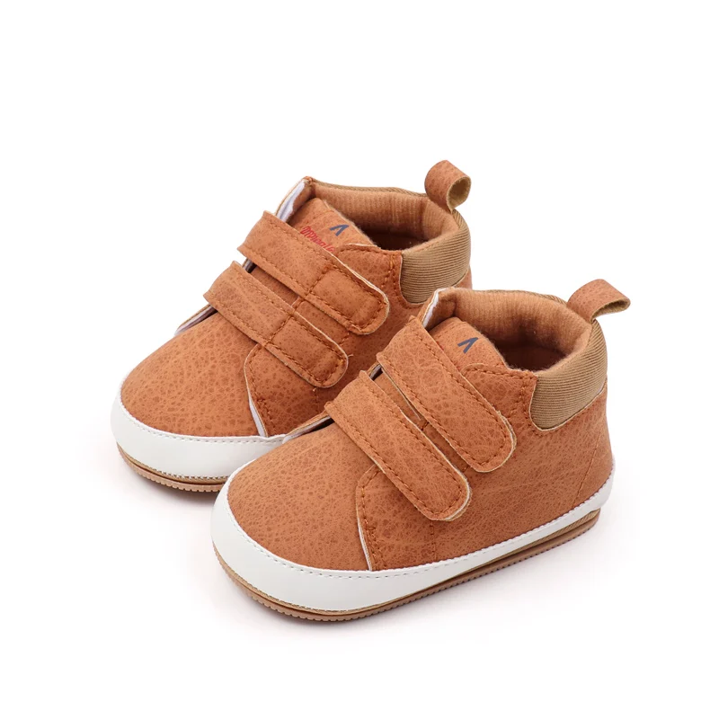 Baby Boys Girls New High-top Soft Bottom Baby Shoes Spring and Fall Breathable Non-slip Walking Shoes