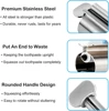 Bathroom Accessories Toothpaste Squeezer Tube Roller Stainless Steel Wringer Roller Rotate Dispenser for Ointments Cosmetics 4