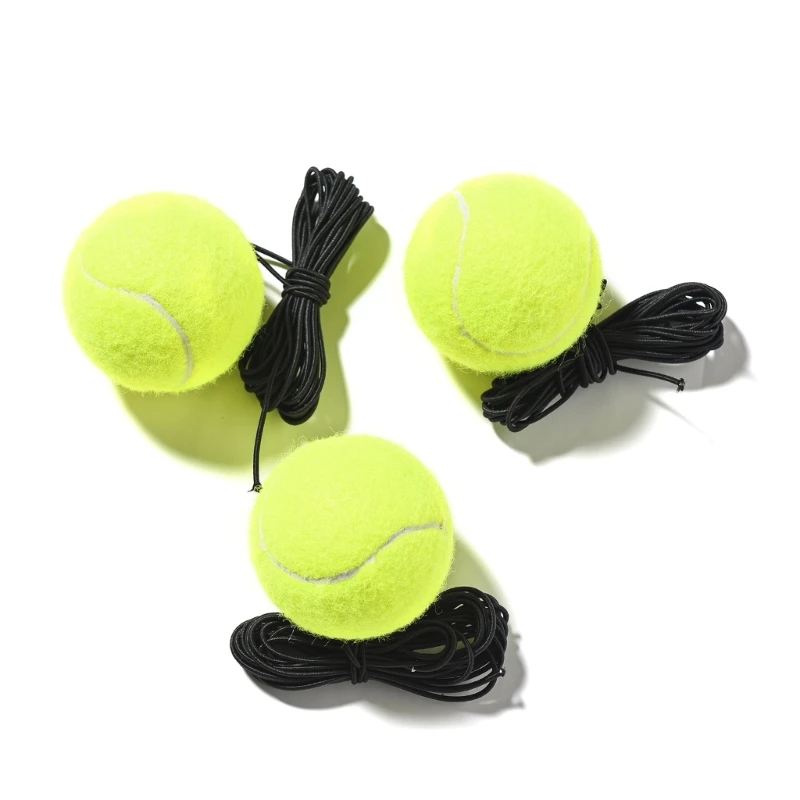 Tennis Training Balls 2pcs String Self Practice Trainer Tool