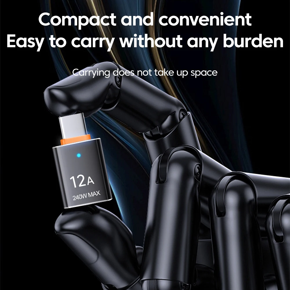 12A Type C OTG Adapter Type C to USB A Charger Adapter Connector USB 3.0 for Laptop Xiaomi Samsung Macbook 10Gbps Type-c OTG