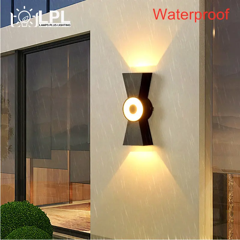 

LED Waterproof Wall Lamp IP65-12W Modern Indoor and Outdoor Decoration Up and Down Double-headed Aluminum Alloy Wall Lamp