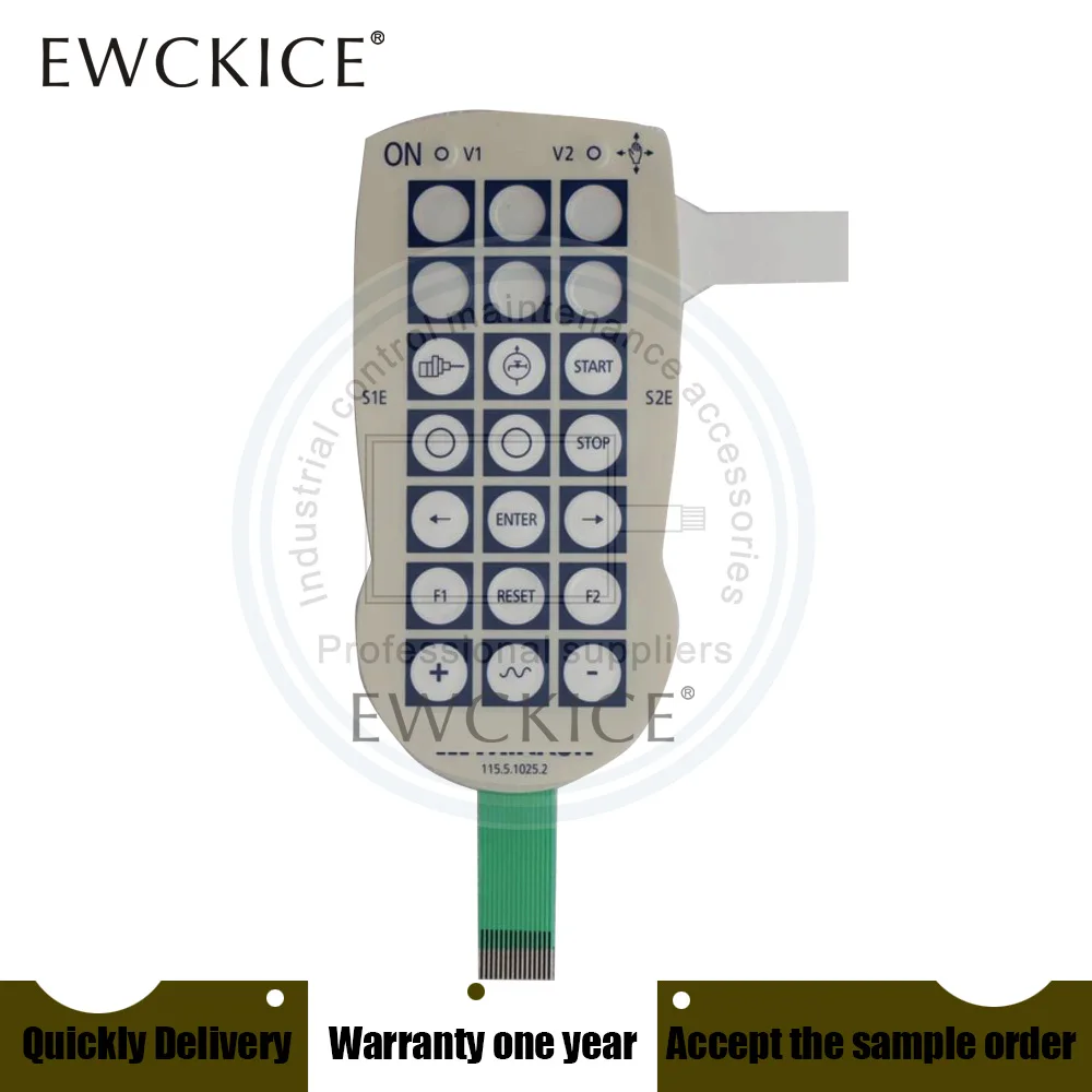 

Новинка 115.5.1025.2 HMI HBA-111154 PLC мембранная клавиатура