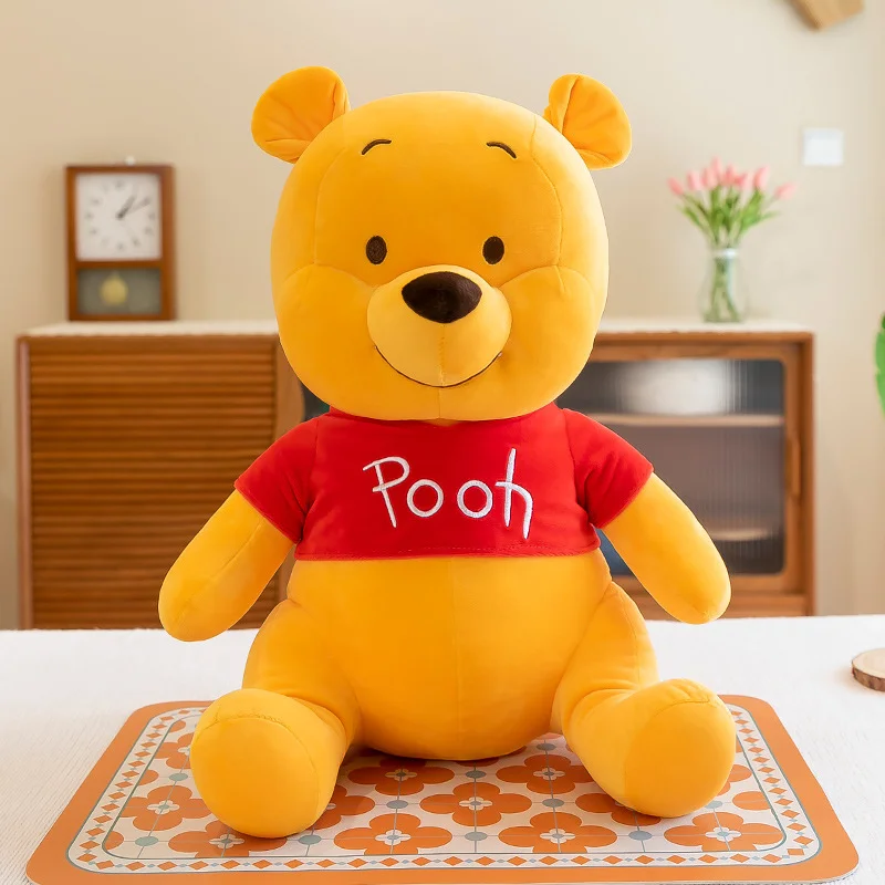 

60cm Winnie The Pooh Plush Toy of Disney Plush Doll Cartoon Cute Plush Stuffed Bear Christmas Birthday Gifts for Kids Girls