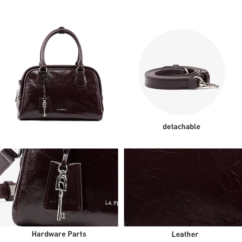 Shoulder Bag Leather Handbag LA FESTIN Original for Women
