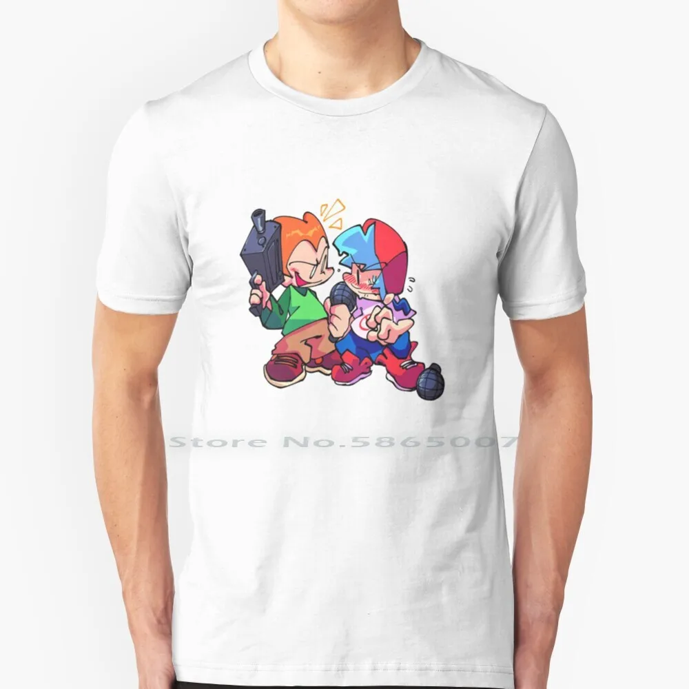 Prodotto T Shirt 100% Cotone Natale Black Friday Fnf Mods Big Size 6Xl Tee Gift Fashion