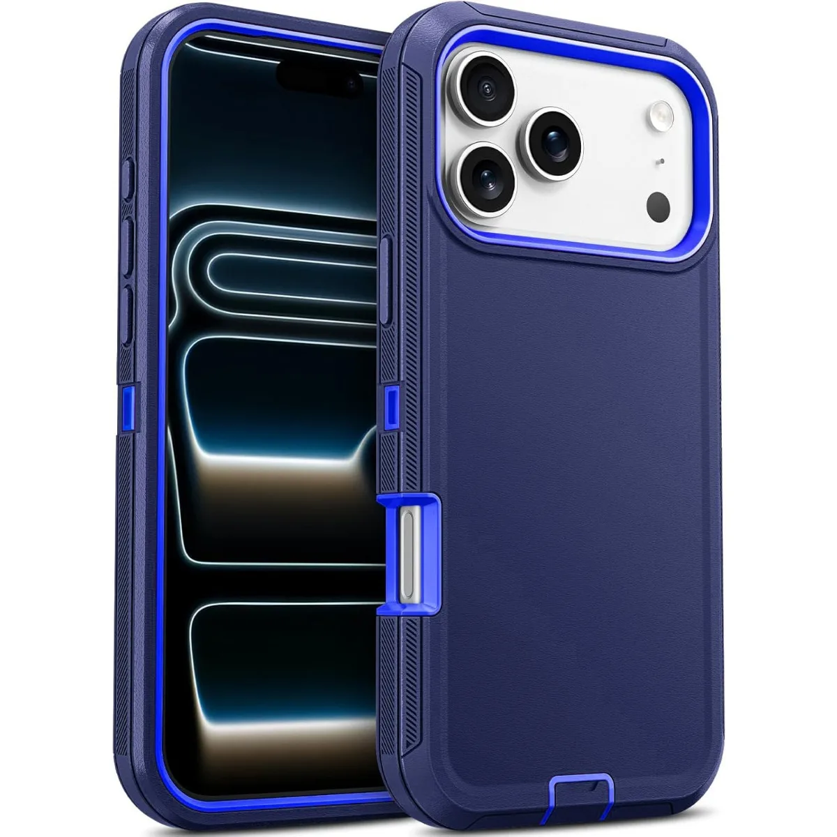 3-in-1 Heavy Duty Shockproof Armor Case - Rugged Protection