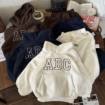 Kids Fur-Lined Hoodie Set 1