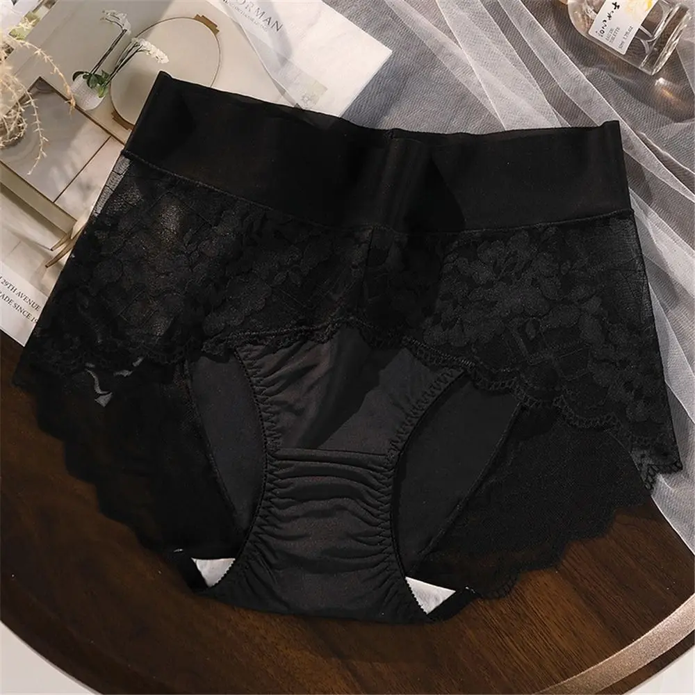 Cotton Lace High Waist Plus Size Women Panties