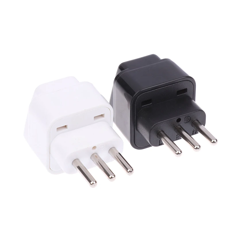 Universal Plug UK US EU AU To Italy Italian 3 Pin Travel Power Adapter Plug Socket Home Use Travel Essential Gadgets