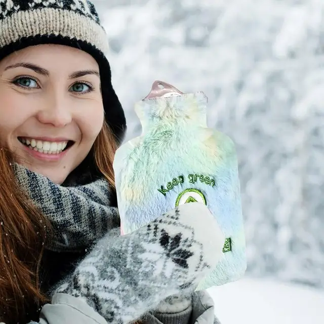 Aranyos Melegvízi Táska Biztonságos És Tartós Víz Injektálás Kézmelegítő Multifunkcionális Meleg A Kézhez Derék Has Lábához - Image 5