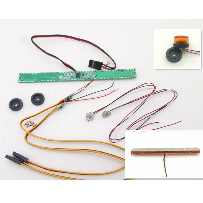 Feux Latéraux LED Pour Camion RC 1/14 Tamiya (Scania 770S) - Circuit Imprimé - Amélioration Réalisme