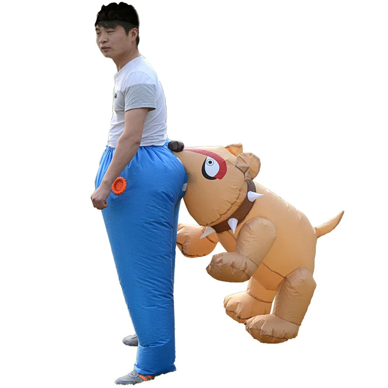 

Halloween Inflatable Dog Inflatable Clothing Toy New Inflatable Costume Dog Bite Butt Inflatable Funny Props